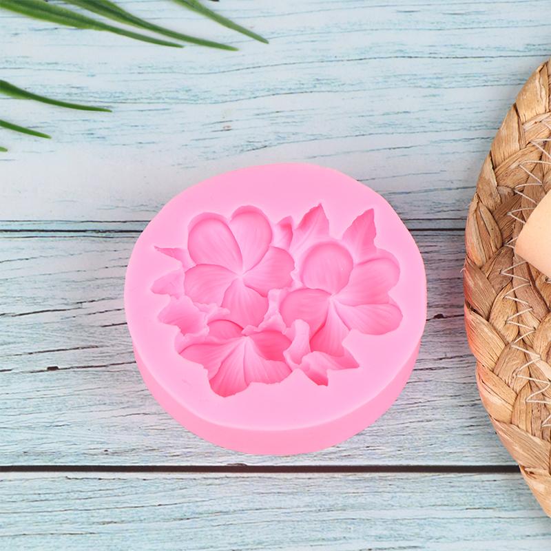 1Pc Flower Shape Silicone Mold Gardenia Plumeria Rubra Molds Diy Baking Tool