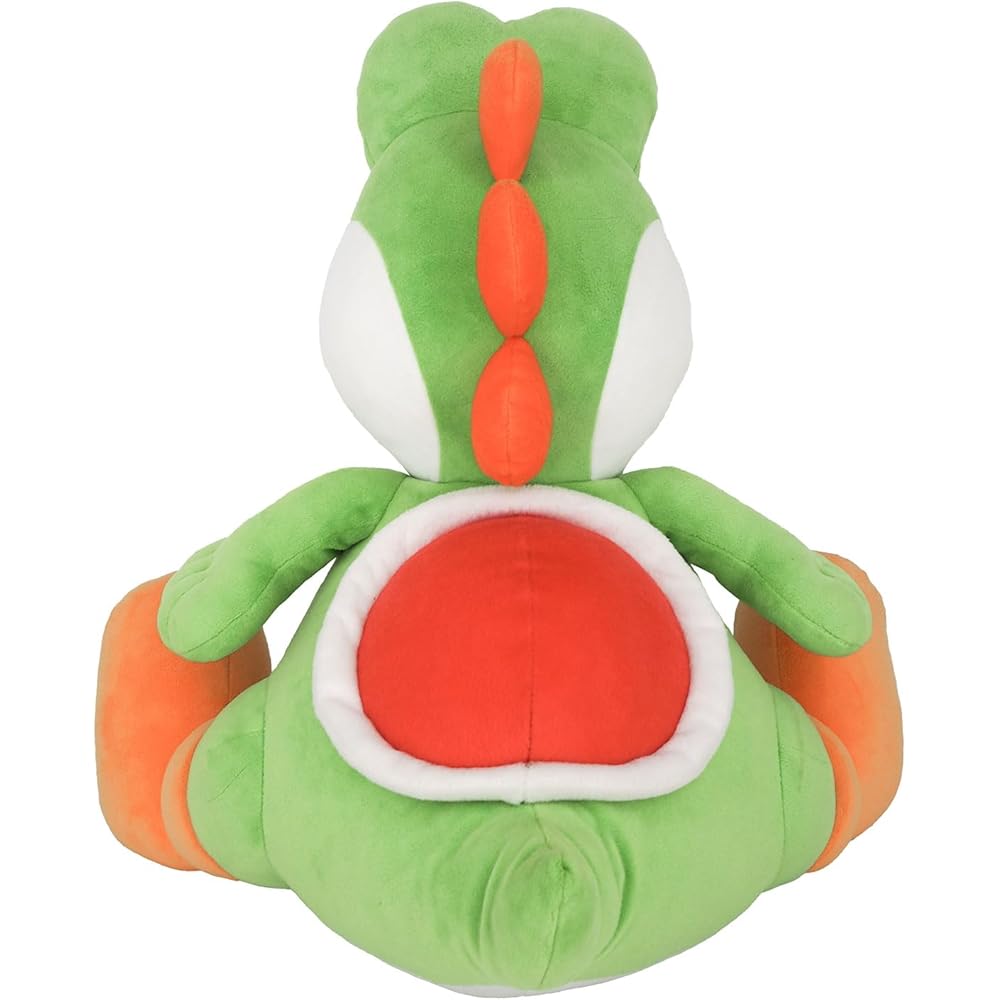Sanei Boeki Super Mario All Star Collection Yoshi Plush Toy 43x37x49cm Green