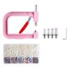 Hand Press Pearl Setting Machine Manual DIY for Crafters, Beginners, Craft