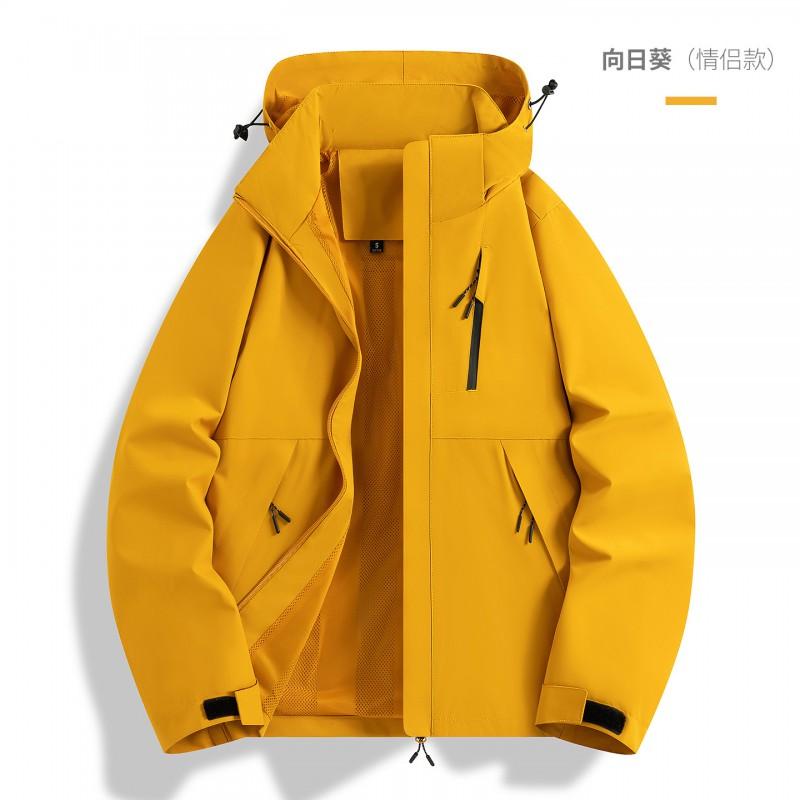 Women Men 3 In 1 Hiking Jacket Same Style Camel Outdoor Winter Fall Waterproof Windproof Camping Coat
