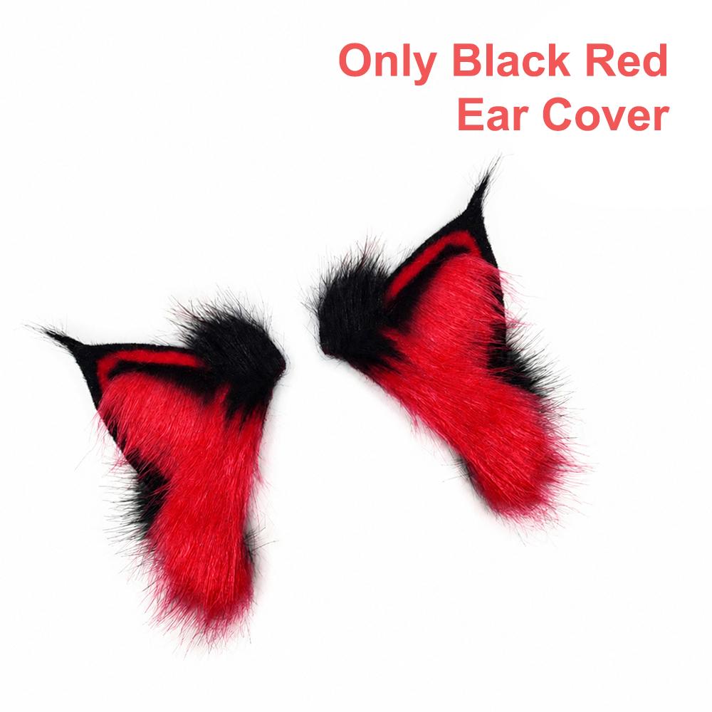 Fluffy Electric Fox Ear Headband Rechargeable Cosplay Headpiece Anime Accessories