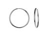 Silver Hoop Earrings Large 3Cm Circles 30Mm Thick 1.8Mm 925 Silver Elegant