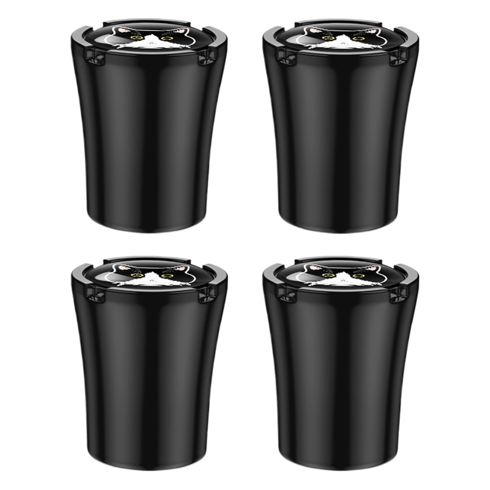 Air Valve Cap, Valve Cap, Cat Tires, Air Dress-Up, 4 PCS Set, Cat Design, See description