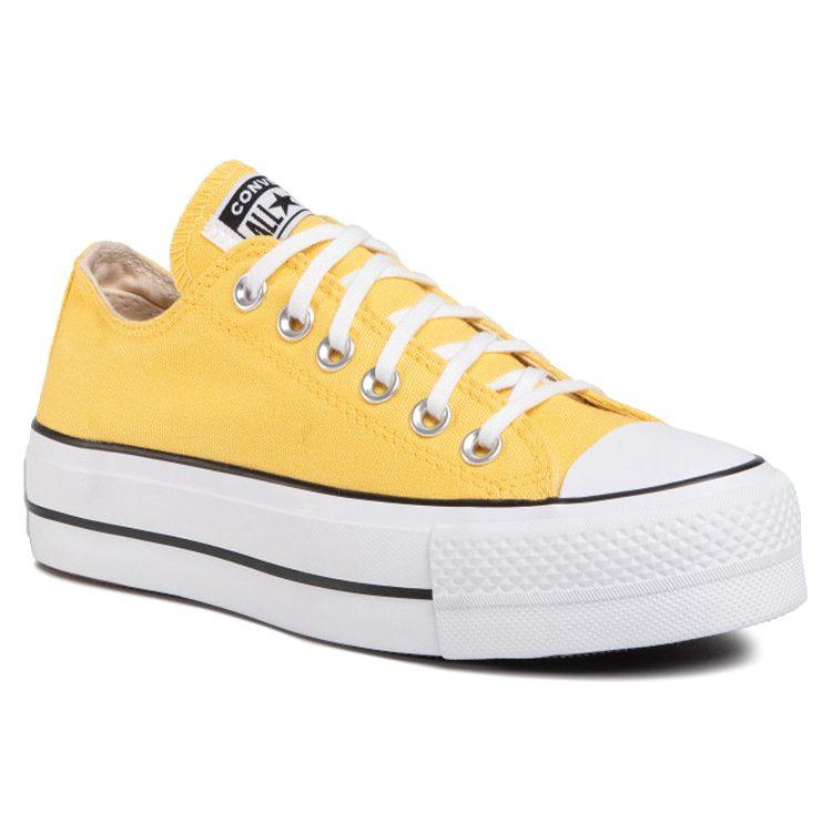 Converse Chuck Taylor All Star Lift Ox 'Yellow White' Women's 568627C
