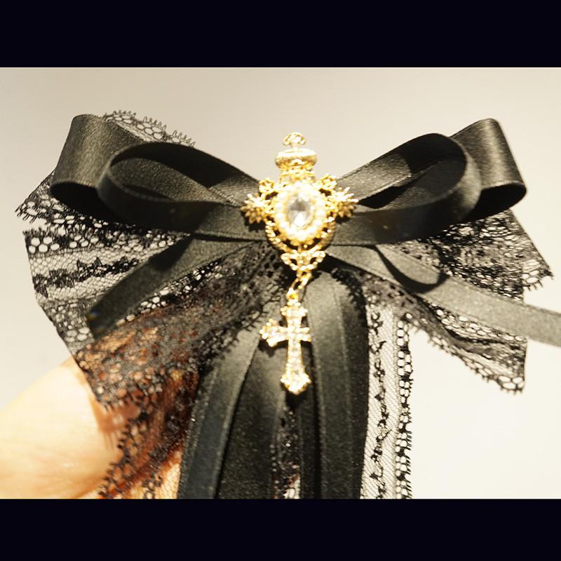Minimalist Pearl Bow Tie Pin For Women Men Casual Shirt Accessory