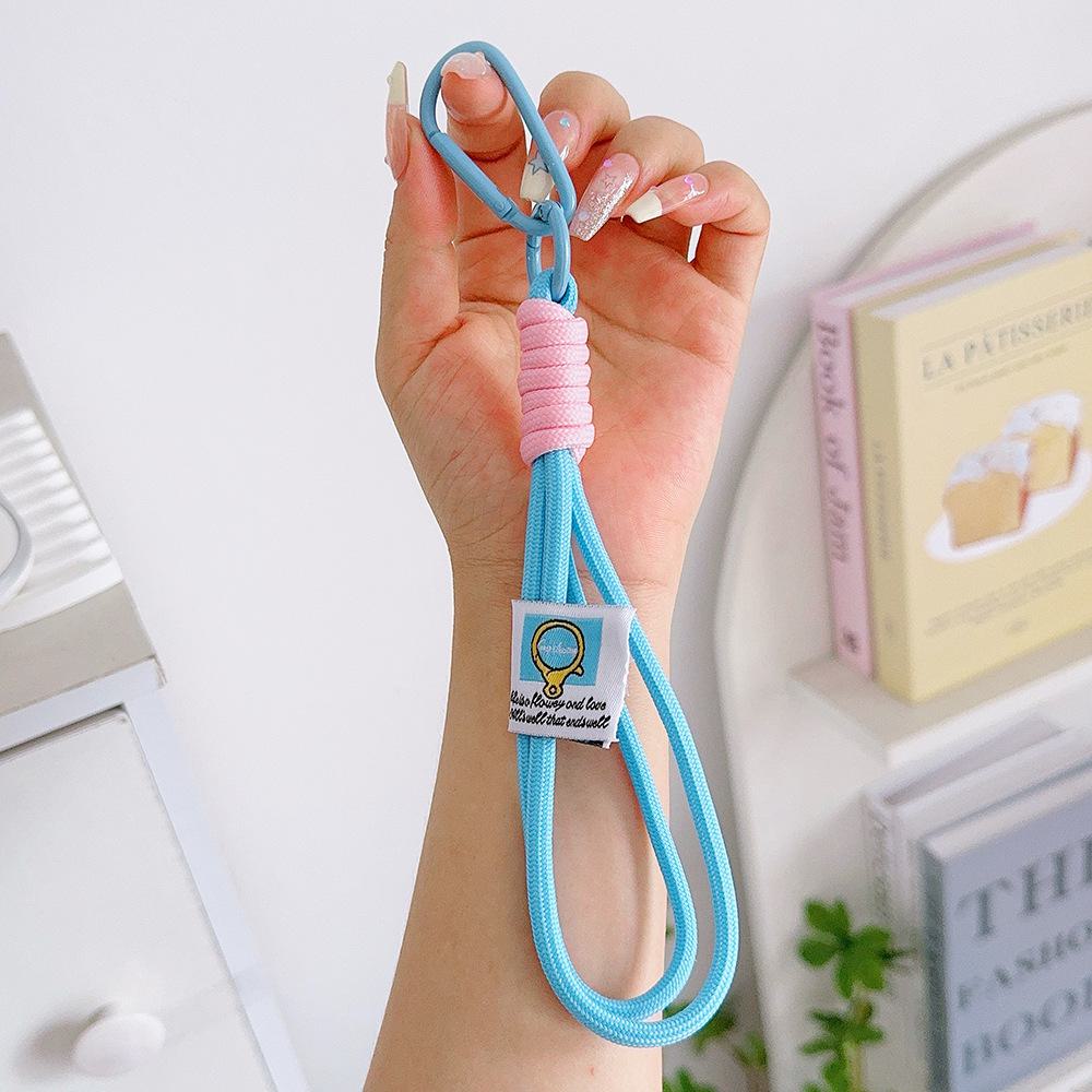 

Брелок для ключей из двойной веревки из нейлона для альпинизма, подвеска в виде сумки для мобильного телефона для пары.