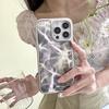 Wasserwellen Handyhülle iPhone 18 Pro Max 17 16 15 14 13 Anti-Drop Galvanisierte Hülle Männer Frauen