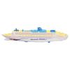 Kids Cruise Ship Model Sound Effects LED Light Universal Rotation Ocean Liner Boat Toy for Boys