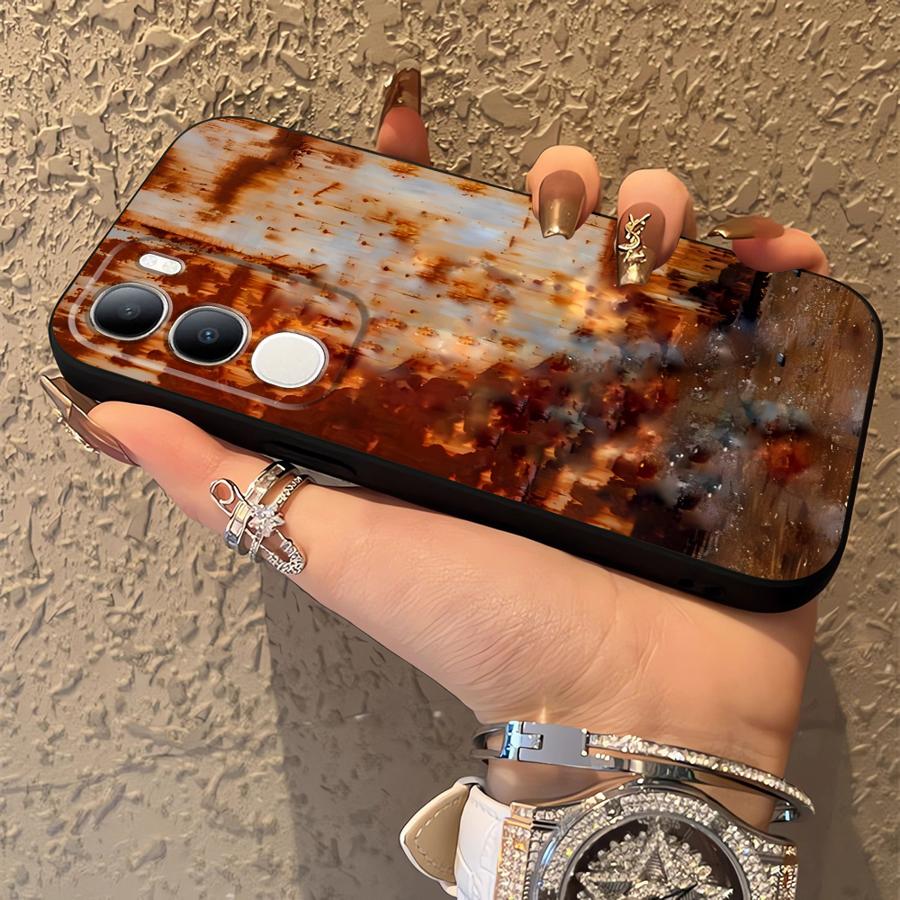 Phone Cover Case for Vivo Y50 Y95 Y51S Y78 Y75 Y81 V27 Y52S Y93 Y53S V21E V23 V29 V25 V30 Y71 Y91 Rust Marks