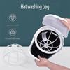 Washing Machine Hat Wash Protector Cap Cleaner Laundry Bag Small Clothes Wash Bag Anti-Deformation Mesh Organizer Zip Bags