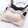 Manufacturer Wholesale Seamless Steel Ring Bra Comfortable Gathering Medium and Thick Cup Women, Smooth Anti-light Underwear