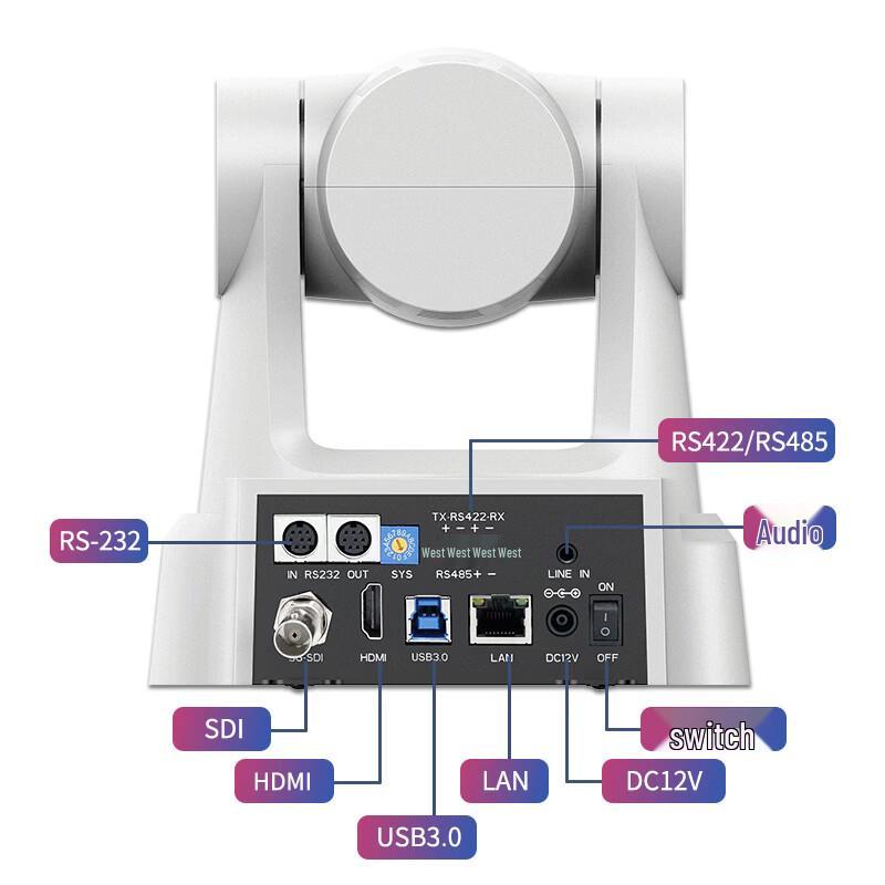 Huachang Vision 4K 20x Optical Zoom Video Conference Camera (CN Version)