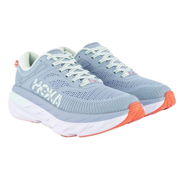 Hoka One One Bondi 7 Modrá mlha (Ženy) Dámské tenisky Modro-skleněné 1110519-BFBG