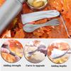 Titanium Spoon New EDC Outdoor Camping Picnic Cookware Portable Multistyles Titanium Spoon Ultralight Titanium Alloy Fork