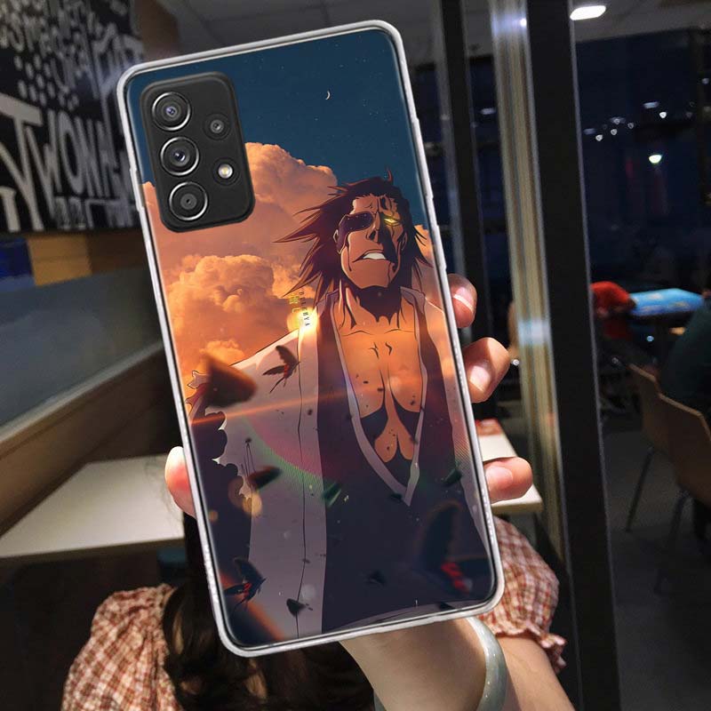 BLEACH Zaraki Kenpachi Phone Case for Samsung A54 A57 A37 A17 A14 A15 A12 A24 A34 A55 A35 A25 A52S A07 A05S A04S A22 A32 A72 Gal
