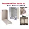 Waterproof Electrical Circuit Enclosure Box Ip65 Abs Electronic Project Wire Junction Box Transparent Waterproof Outdoor Plastic