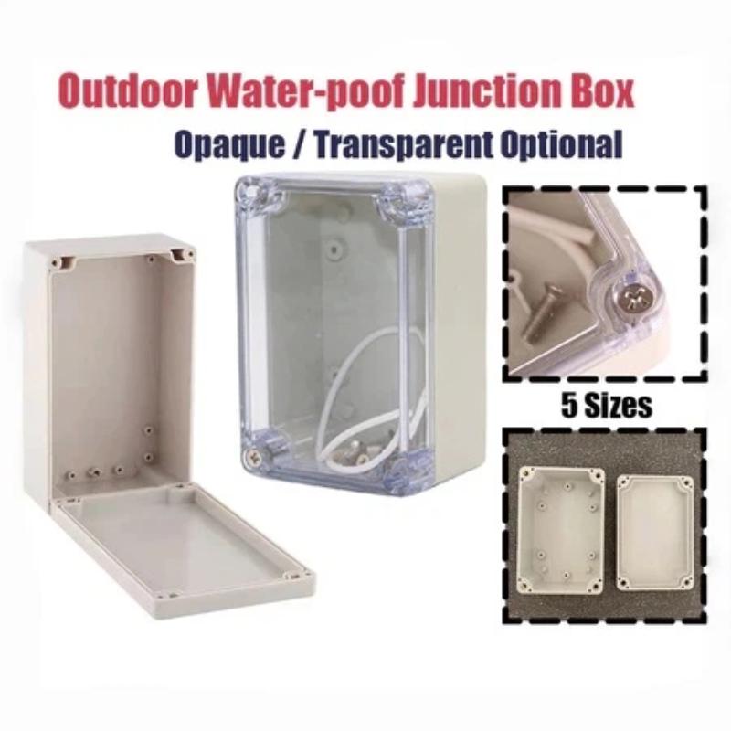 Waterproof Electrical Circuit Enclosure Box Ip65 Abs Electronic Project Wire Junction Box Transparent Waterproof Outdoor Plastic