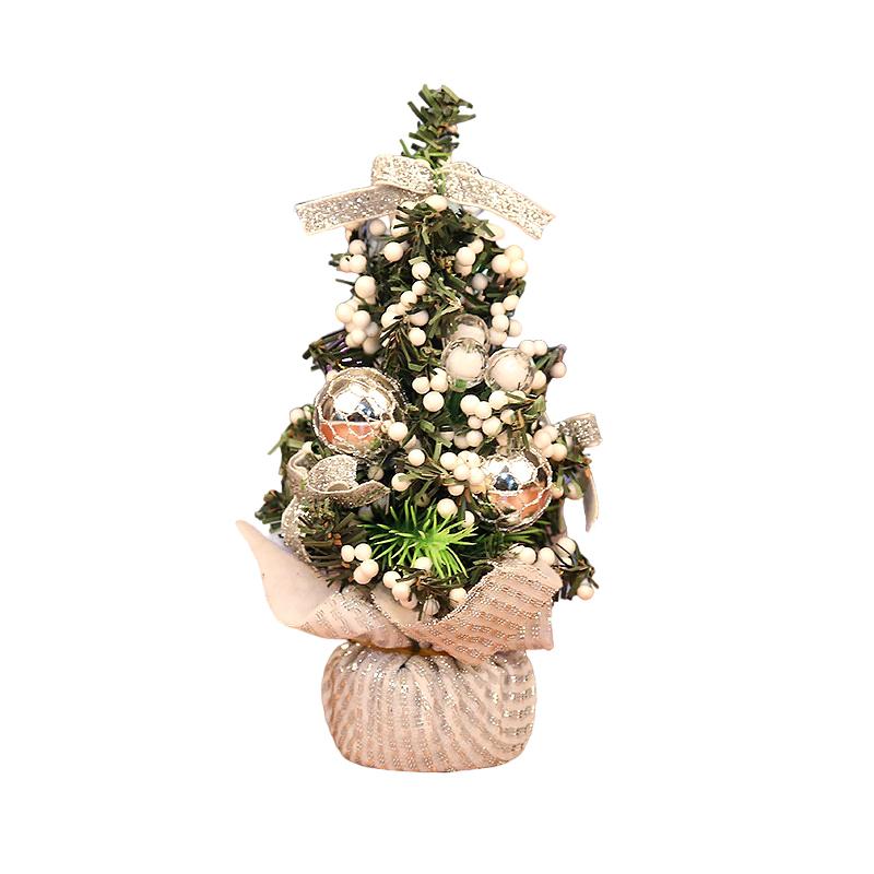 

1PC Christmas Stable Placement Small Christmas Tree Ceremonial Festive Atmosphere Party PVC Home Decoration