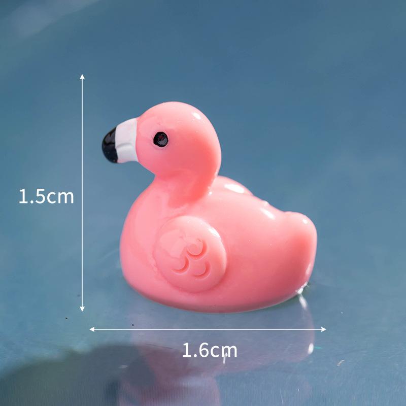 

Микро-ландшафтные украшения, милые фламинго, поделки из смолы, садоводство, ландшафтный дизайн, декоративные аксессуары своими руками Cartoon Mini Flamingo10pc