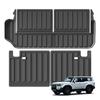 For Toyota Land Cruiser Prado J250 LC250 7seat 2024 TPE 3D Car Cargo Liner Trunk Pad Backrest Pad Waterproof Black