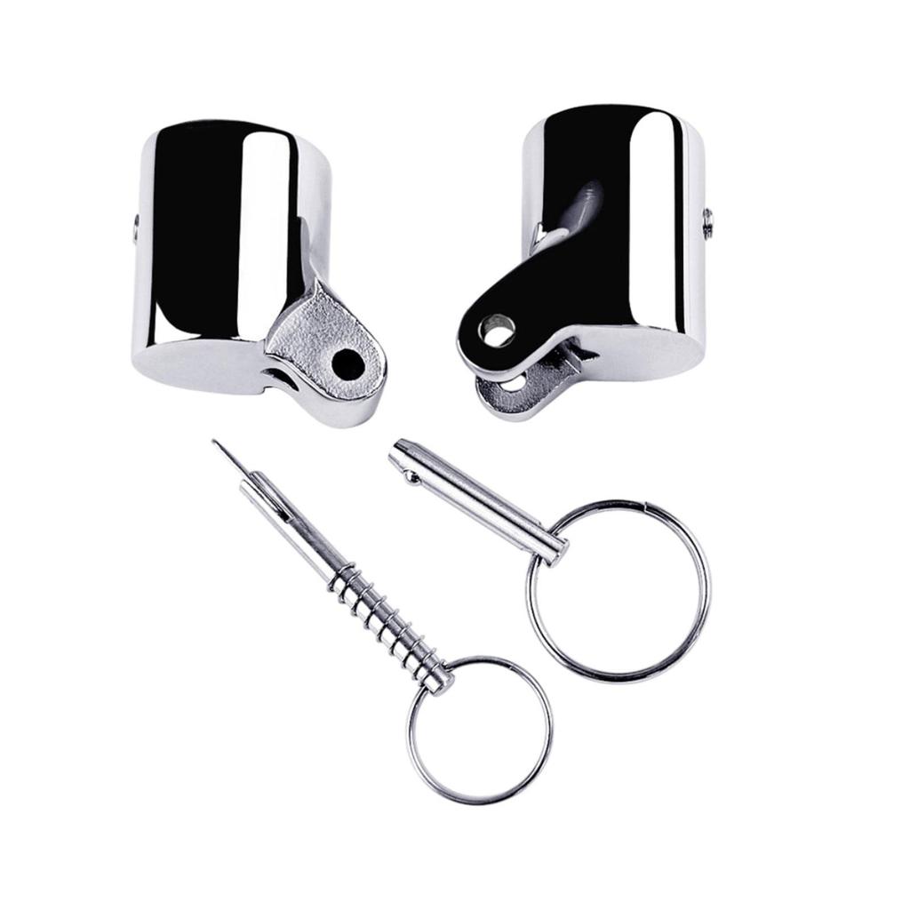 Boat Deck Hinge Mount Boat Railing Pipe Connector Stainless Steel Boat Hardware