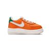 Nike Air Force 1 LV8 Casual Low Top Sneakers Baby Sneakers Orange White DQ5087-811