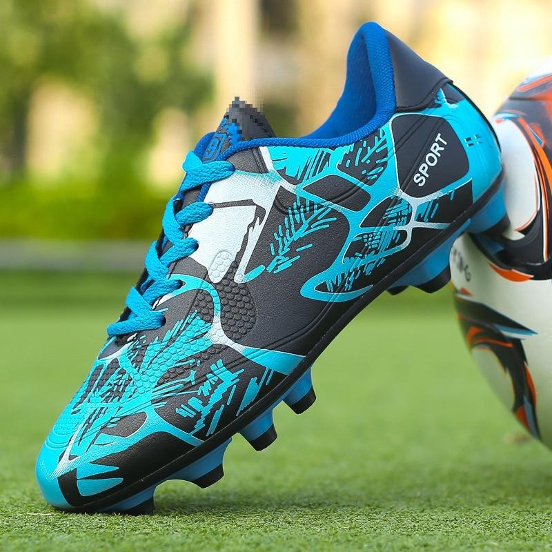 2025 children's sports shoes running shoes spring and summer short nails low-top spikes long nails football shoes fashion grass new