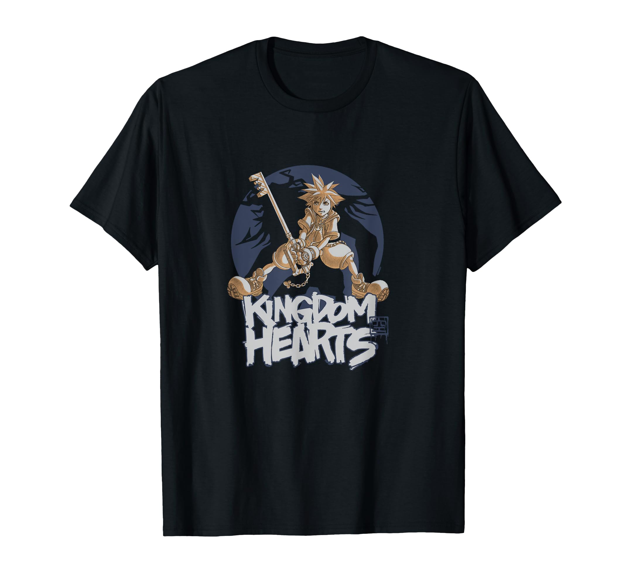 

Disney Kingdom Hearts Sora Warrior Stance Graffiti Vintage T-Shirt