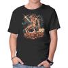Unisex Crew Neck T-Shirt One Target At A Time Graphic Short Sleeve Casual Tee
