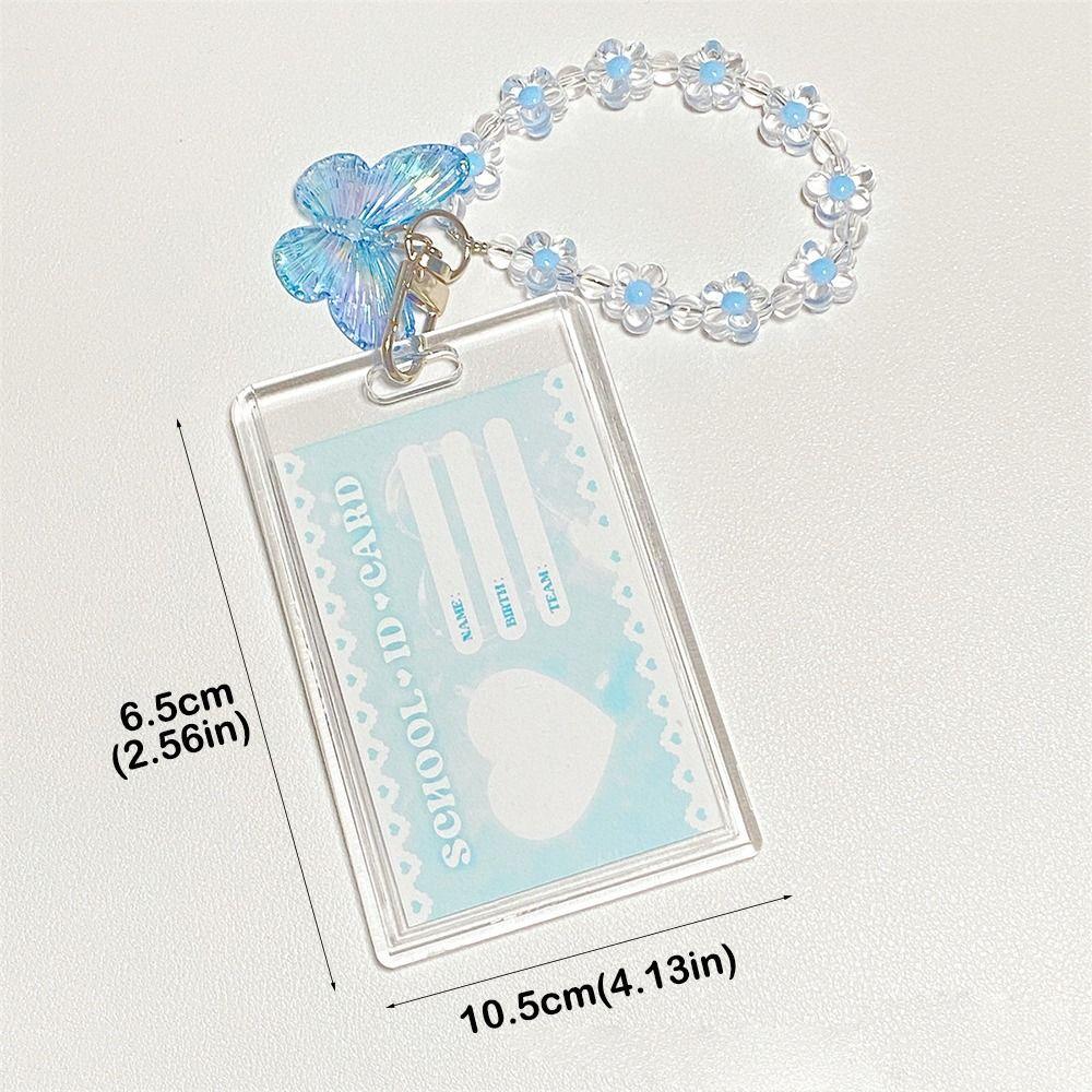 Fashion Acrylic Card Holder Crystal Vertical ID Card Holder Bank ID Holders