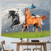 Elk Crane Pentium Horse Print Wall Hippie Tapestry Polyester Fabric Home Decor Wall Rug Carpets Hanging Big Couch Blanket