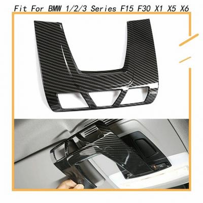 For BMW 1/2/3 Series F15 F30 X1 X5 X6 Carbon Fiber Reading Light Lamp Cover
