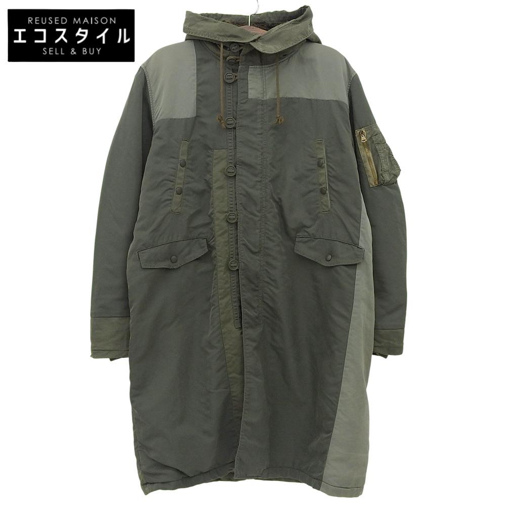 

REMIRELIEF Men s Khaki Mod Coat with Fleece Lining, Size L coat L khakiUsed