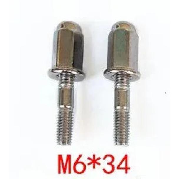 2pcs/lot Motorcycle Exhaust Escape moto Nuts screw M6 M7 M8 125cc 250cc chinese dirt pit monkey bike 110cc scooter muffler Studs