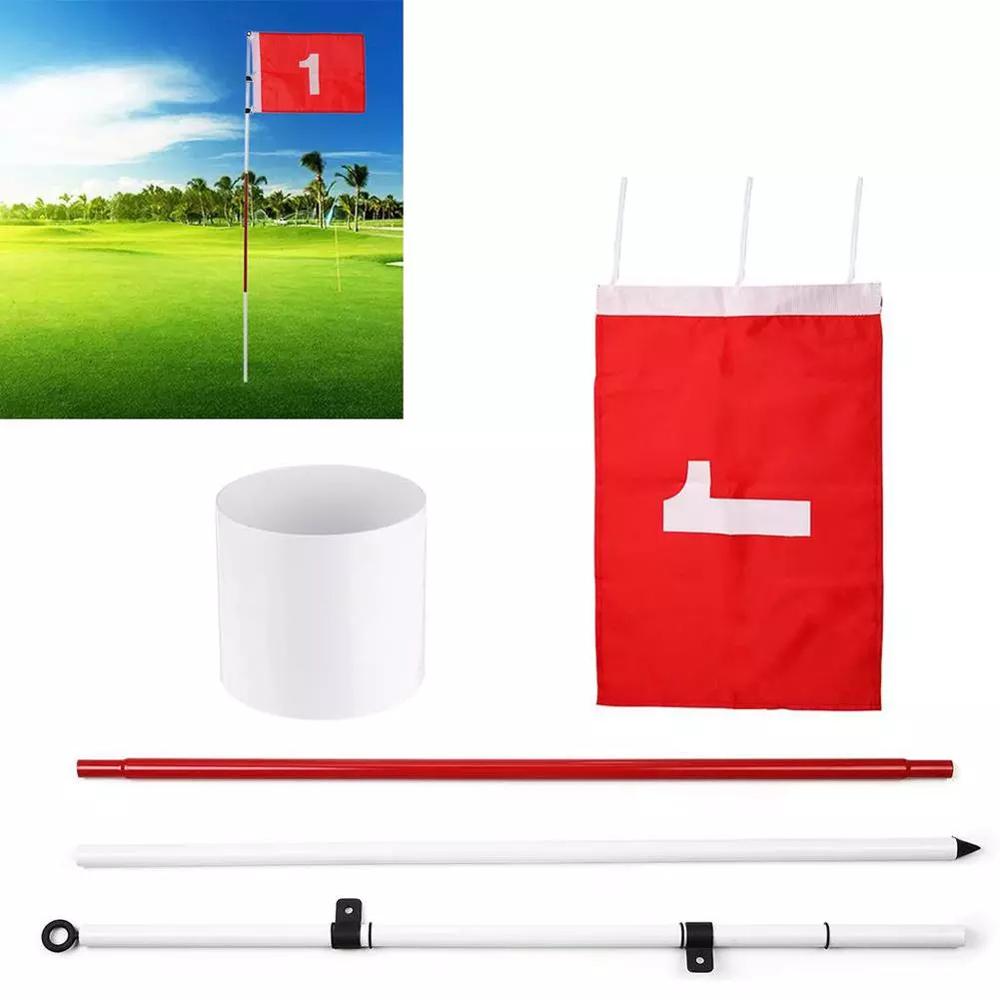 

Training Pin Flag Stick Golf Flagstick Golf Hole Pole Cup Putting Green Flagstick Golf Cup Holder