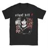 Hinako-Shimizu Silent Hill F Vintage Koszulki Męskie Niesamowite T-shirty Krótki Rękaw Okrągły Dekolt Bawełna Letnie Topy
