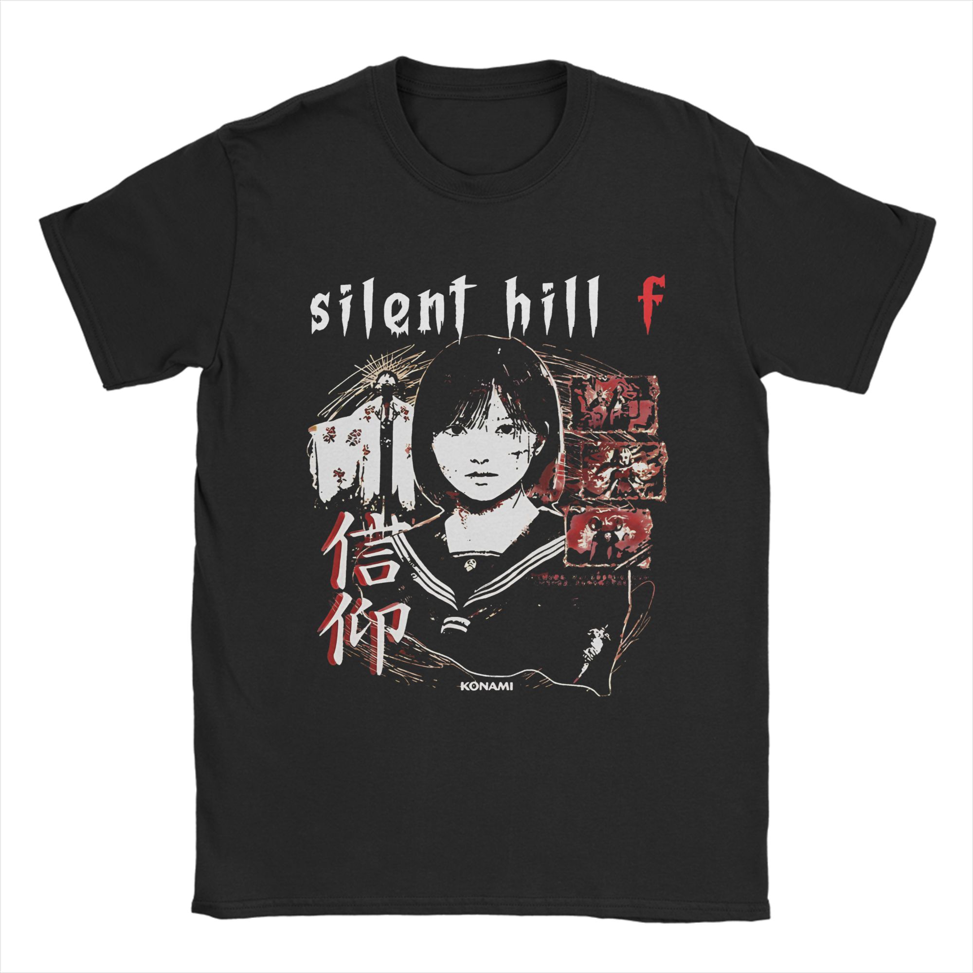 

Hinako-Shimizu Silent Hill F Vintage Men T Shirts Awesome Tees Short Sleeve O Neck T-Shirt Cotton Summer Tops M
