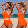 Women's Swimwear New One-piece Swimsuit Sports Style Ready-made Swimwear
