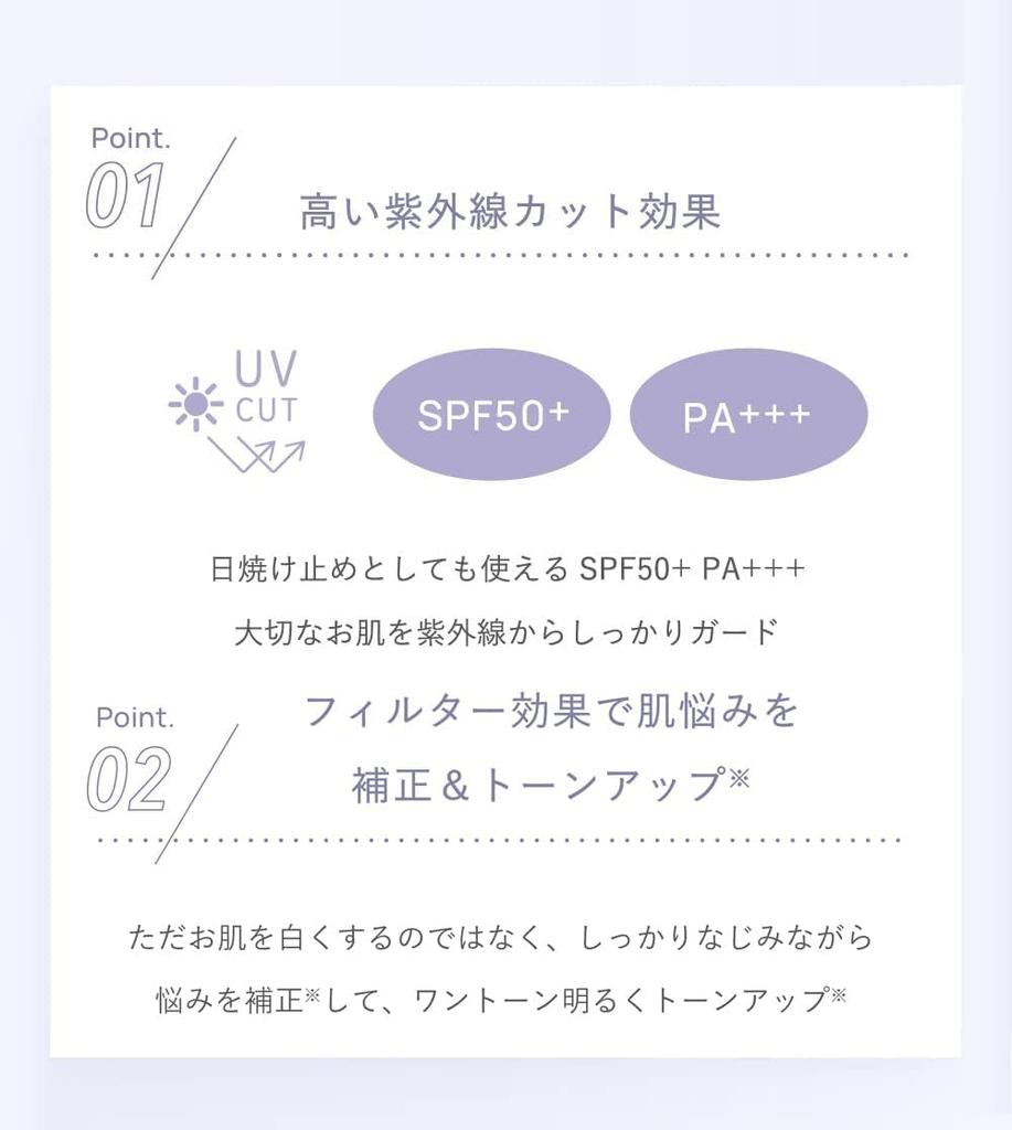 Tsubasa Masuwaka's CandyDoll Bright Pure Base CC & Bright Pure Loose Powder [SPF50+ PA+++ UV Protection, Makeup Base, Control Color, Makeup Base, UV