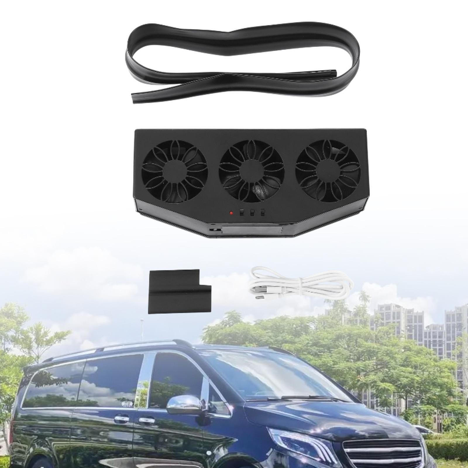 

Солнечная энергия Автомобильный вытяжной вентилятор Регулируемый угол Легко установить Автоматический воздухоотводчик Радиатор Вентиляция чёрный