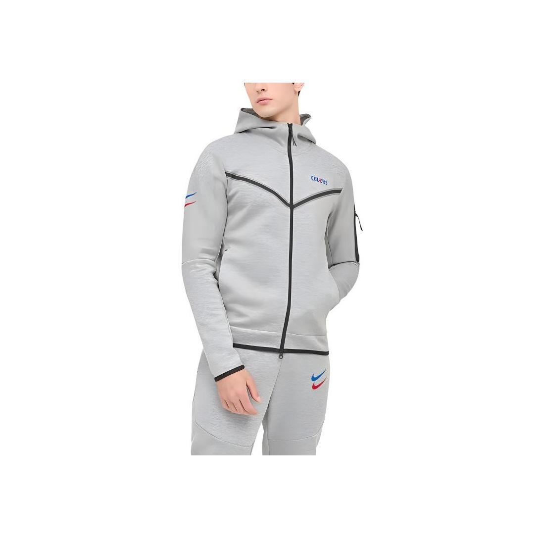 

Jordan Куртка с капюшоном и длинным рукавом, приталенная, с принтом букв, мужская, серая DN3084-063 M