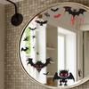 Halloween Cartoon Pumpkin Bat Home Glass Window Atmosphere Decoration Window Stickers