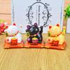 1/2/4 STÜCK Solarbetriebene Maneki Neko Winkende Arm Winkende Glückskatze Glückskatze Für Heim-, Büro- und Autodekoration
