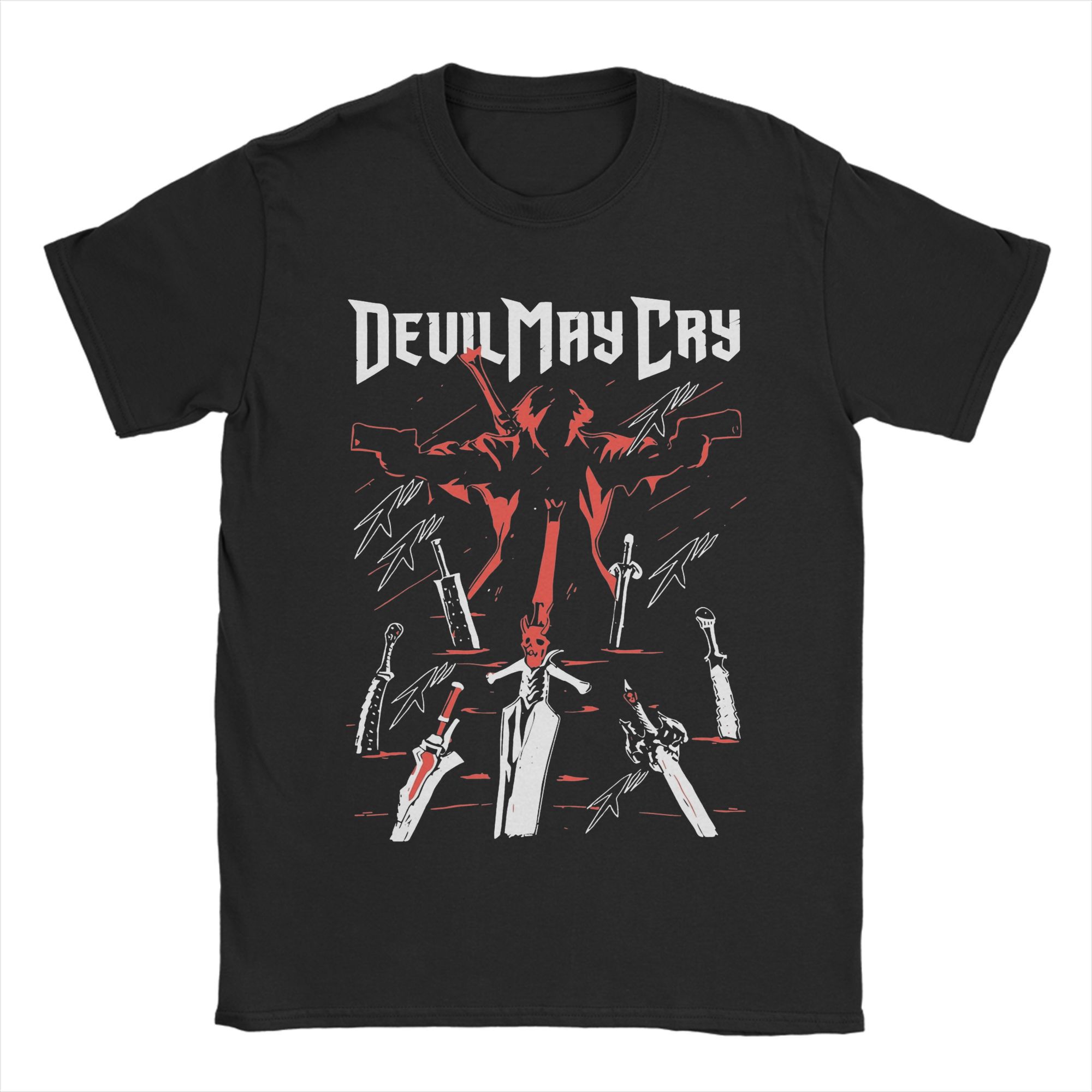 

Virgil Devil May Cry DMC3 T Shirts for Men Cotton Vintage T-Shirts Round Collar Tees Short Sleeve Clothing Gift 5XL різнокольоровий