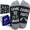HAPPYPOP Birthday Gift Ideas for Boy - Socks for 8-12 Year Old Kids with Greeting Card