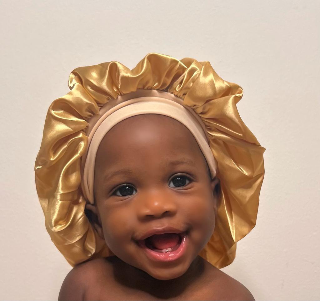 No MOQ Factory Luxury Designer Satin Hair Sleep Bonnets Bonnet