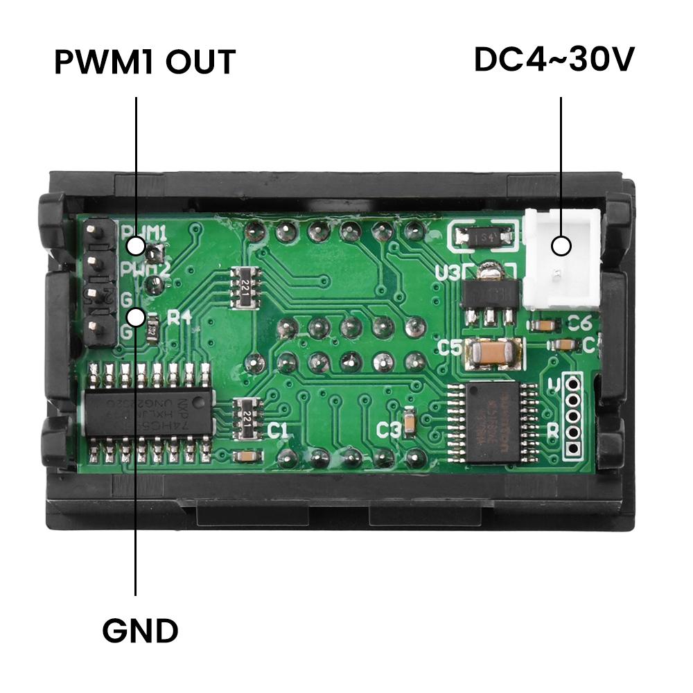DC 4-30V Digital PWM Pulse Frequency Duty Cycle Adjustable Square Wave Rectangular Wave Signal Generator