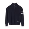 VICUTU Men's 100% Wool Half-Zip Knit Sweater