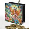 Rhinestones Desktop Ornaments Cat Table Top Diamond Painting Money Box Diamond Painting Change Holder Case Decors for Home Decor