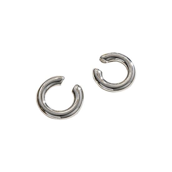 2Pcs Ear Cuffs for Women C-Shaped Ear Cuff Chunky Huggie Hoop Earrings Cartilage Upper Non-Piercing Cartilage Clip Cuff Earrings Jewelry